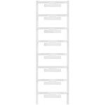 Terminal markers, MultiCard, 40 x 7 mm, Polyamide 66, Colour: White ELS 7/40 MC WS 1045640000 bílá Weidmüller 40 ks