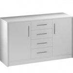 Komoda Genewa 2 - Bílá Barva korpusu: Bílá