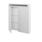 Dřevojas - Dvoudvéřová galerka MAX GA2O 70 - M01 Bílá mat 237622