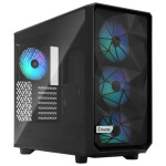 Fractal Design Meshify 2 Lite RGB Light Tint černá / E-ATX / 2x USB 3.2 / 4x 140mm / bez zdroje / průhledná bočnice (FD-C-MEL2A-05)