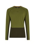 ICEBREAKER Mens Merino 200 ZoneKnit LS Crewe, Dark Loden/Sphagnum/Cb (vzorek) velikost: M