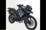 Triumph Tiger 800, 800XC 11-17, 800 Xcx, Xrx 15-17, 800 Xrt 16-17, 800 XR 18 Adventure Sports plexi štít Powerbronze 200 mm - ohnivě červená
