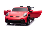 Mamido Elektrické autíčko Porsche 911 GT3 XXL + MP4 | 24V14Ah | 4x200W | Pro 2 děti | červené