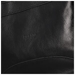 Módní dámská kožená kabelka na rameno Delami Vera Pelle Darlin, černá