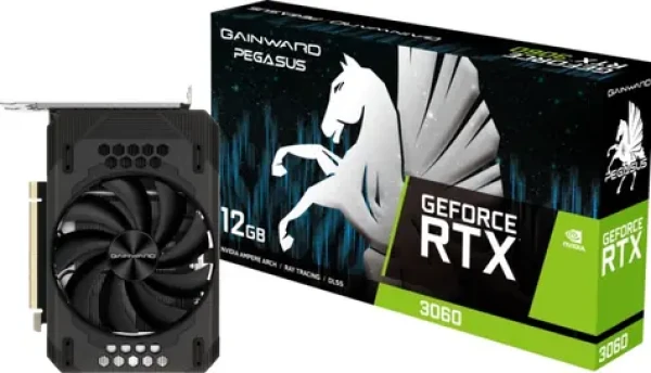 GAINWARD GeForce RTX 3060 Pegasus 12G / 1320-1777MHz / 12GB GDDR6 / 192-bit / 1x HDMI+3x DP / 170W (8) (471056224-2454)