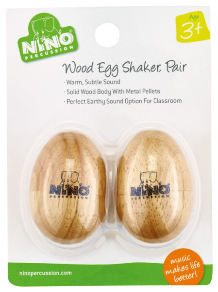 NINO Percussion NINO562-2 Wood Egg Shakers