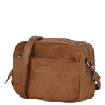 Semišová dámská crossbody kabelka Daniela, hnědá