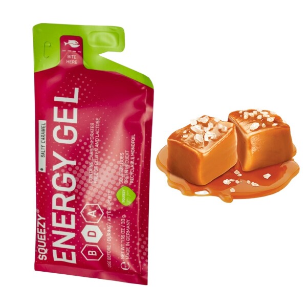 Veloforte EnergetIcký gel SQUEEZY 33g - slaný karamel