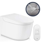 GROHE - Sensia Elektronický bidet s keramikou, Rimless, Triple Vortex, HyperClean, alpská bílá 36507SH0