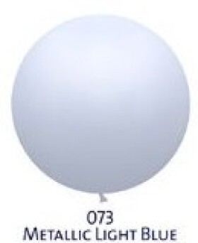 Obří balónek světlemodrý metalický belbal Obří balónek světlemodrý metalický belbal