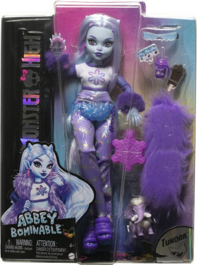 Panenka Monster High monsterka Abbey s mazlíčkem - Mattel Monster High