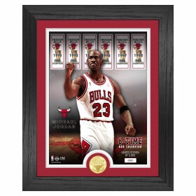 Obraz Chicago Bulls NBA Michael Jordan Bronze Coin
