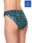 Dámské kalhotky Key LPH 931 A22 A'2 grafitově tyrkysová S