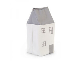 Childhome Box na hračky Dům Grey Off White / 73 x 32 x 32 cm (TOYBHOW)