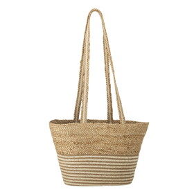 Bloomingville Nákupní taška z juty Simona Nature, přírodní barva, textil