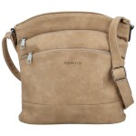 Stylová dámská crossbody Romina & Co. Bags Tofilla, světle béžová