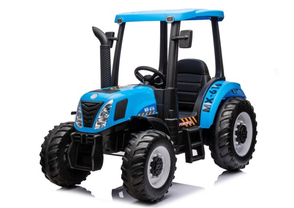 Mamido Dětský elektrický traktor A011 24V 400W modrý