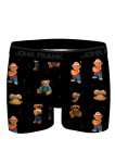 Pánské boxerky John Frank JFBDMOD128 L Černá