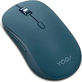 Lenovo Yoga Bluetooth Silent Mouse Tidal Teal / Bezdrátová myš / optická / 4000 DPI / 6 tlačítek / Bluetooth 5.3 (GY51S61916)