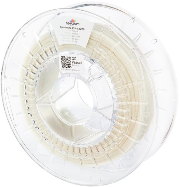 Filament Spectrum ASA-X GF10 1,75 mm NATURAL 0,5 kg