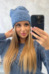 Dámská čepice Aniela K338 denim UNI