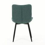 Jídelní židle, zelená, látka, HC-462 GRN2