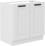 Spodní skříňka pod dřez Luna 80 ZL 2F BB Barva korpusu: Dub artisan, Barva dvířek: Clay Grey