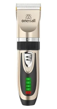 Oneisall X2 / Zastřihovač pro zvířata / 6 nástavců 3-18mm / tichý chod / 240 min provozu / Li-on (X2)