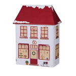 Ib Laursen Plechová dóza House Bakery, červená barva, kov