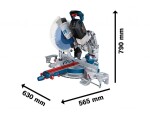 BOSCH GCM18V-305 GDC Professional / Aku pokosová pila / 18V / 4000 ot-min. / Průměr 305 / Hloubka řezu 120 mm / bez Aku (0601B43000)