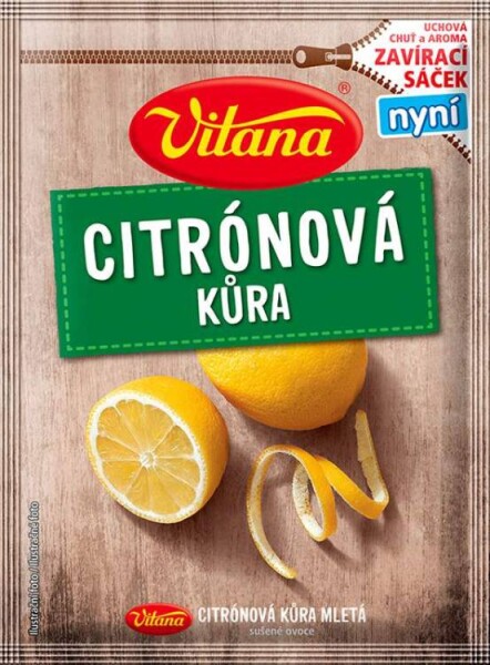 Dortisimo Vitana Citrónová kůra sušená mletá (13 g)