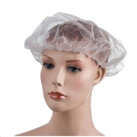 Čepice PD-BARET-W jednorázová bílá - baret 100 ks/XL/ 61 cm