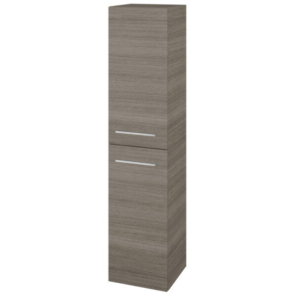 Dřevojas - Vysoká skříň s košem na prádlo DOS SVD2K 35 - D03 Cafe / Úchytka T04 / D03 Cafe / Pravé 210533EP