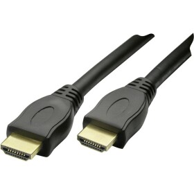 Schwaiger HDMI kabel Zástrčka HDMI-A, Zástrčka HDMI-A 3.00 m černá HDM0300043 4K UHD, pozlacené kontakty HDMI kabel