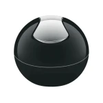 Spirella BOWL mini výklopný odpadkový koš 1 L černý / plast (7610583149725)