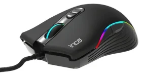 INCA IMG-GT15 černá / Drátová herní myš / RGB / 4800 DPI / 7 tlačítek / USB-A / 1,5 m (IMG-GT15)
