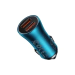 Baseus Golden Contactor Max Car Charger, 2xUSB 60W (blue)