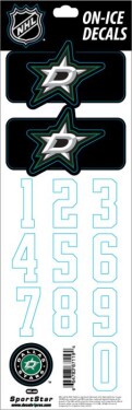 Sport Star Samolepky na helmu Dallas Stars NHL Decals Black