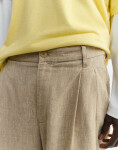 Thinking MU Ecru Hemp Sigurd Pants ECRU 40