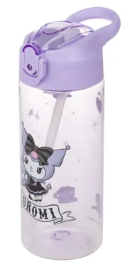 BAAGL Kuromi Fortune Dream / Láhev na pití s brčkem / tritan / 500 ml