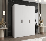 Šatní skříň Abi Bari 1 Rozměry: 100 cm, Pásky / úchyty: Zlatý, Barva korpusu + barva dveří: Kašmír + Kašmír