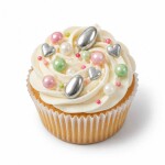 Dortisimo Cukrové zdobení 4Cake bílé, růžové a zelené Spring Colours (50 g)