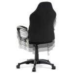 Herní židle, houpací mechanismus, růžová látka, KA-L611 PINK