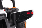Mamido Elektrické autíčko Buggy Madman bílé | UTV-MX 4x4 | EVA kola | 12V 10Ah | EKO kůže