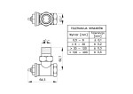 INVENA - Termostatická sada ventilů CD-76-K15-X
