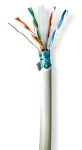 Nedis CAT6 šedá / Síťový kabel / F/UTP / Solid / 305 m / LSZH (CCBG8526GY305S)