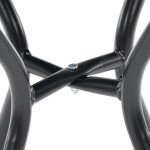 Zahradní stůl 60x60cm, plast, černá, AZT-H1021 BK