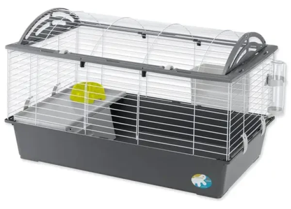 Ferplast Casita 100 šedá / Klec pro králíky a morčata / 96x57x56 cm / kov a plast (G85-57066070)
