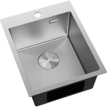 MEXEN - Solix ocelový dřez 1-bowl 400 x 500 mm, nerez 6406401000-01