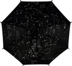 TEDDIES Deštník vystřelovací Hvězdná obloha / Deštník / průměr 100 cm / délka 70 cm (MJ2083814)